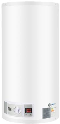 biniliubi Chauffe Eau Electrique Horizontal Instantané 220V, TempéRature Chaudière Unique Salle Bains D'énergie Résistant,Chauffage Rapide for Cuisines Toilettes,80L