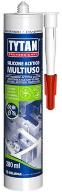 24PZ SILICONE ACETICO UNIVERSALE MULTIUSO ml. 280 - Bianco