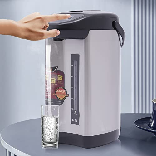 4L Elektrischer Wasserspender, Automatisch Warm Edelstahl Heißwasserspender Büro Hause Wasserkühle