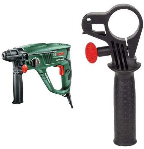 Bosch Home and Garden Rotary Hammer Pbh 2100 Re, 550 W, SDS Plus Chuck for Fast, Keyless Accessory Changes, in Carrying Case + Handle Impact Drills
