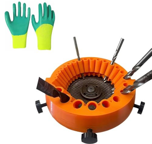 Afilador de brocas, accesorio universal para brocas de 2 a 13 mm, compatible con amoladoras eléctricas de 125 mm y tijeras de metal (3)