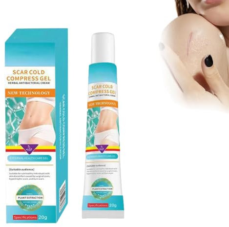 Narbencreme,Premium-Narbensalbe,Dehnungsstreifen Creme, effektiv für alte und neue Narben,Scar Remove Cream Narbenentferner für Gesicht Körper (1)
