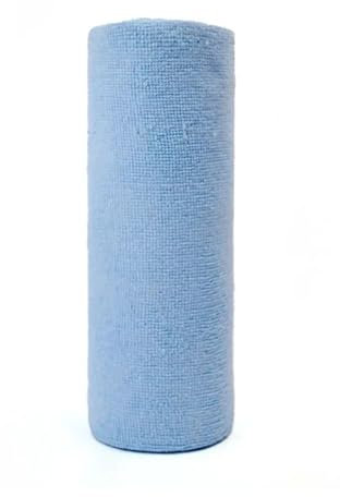 Kitchen Roll Reusable Cleaning and Wiping Household Kitchen Cloth Fiber Towel That Cannot Roll Off Hair Tableware Hand Torn Cloth for Home Care and Cleaning(Light Blue)