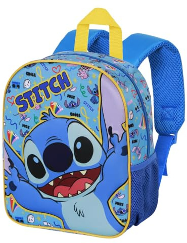 Zaino con immagini in rilievo Stitch Disney borsa per la scuola asilo materna 31 cm zainetto per bambini con figura in 3D