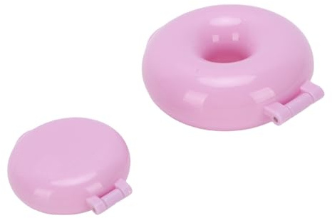 TOPINCN Donut Cake Pop Stampo Set di Cibo per Cibo Pla Plastica Donut Cake a Forma di Dessert Maker per il Matrimonio per la Festa di Panetteria con Pop di Torta Uniforme (PINK)