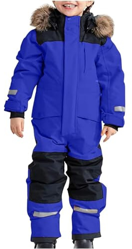 Combinaison de Ski Enfants Garçons Fille Chaud Ensemble de Ski Hiver Veste et Pantalon deSki Vêtements Résistant à Neige pour Garçons Filles Coupe-Vent Imperméable Vêtements de SkiFille