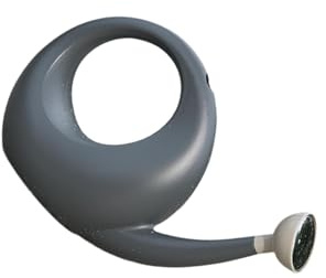 IOIUSKKU Regadera Grande portátil de Primera Calidad, de Forma Sencilla, Ideal para Flores jardín, bonsáis, Plantas Exterior, jardín, Flores, Patio, Decorativa, con aspersor.