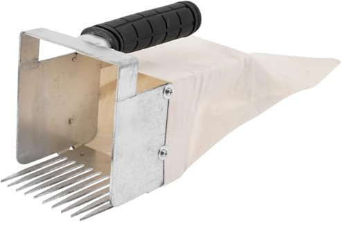 YOSADIER Recolector de Arándanos Pequeño con Mango, Paleta de Jardín Manual con Dientes de 4,5 Mm para Cosecha de Frutas Pequeñas, Herramienta Ligera para Recolección en Color Aleatorio