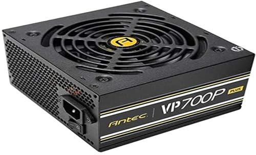 Antec Fuente de alimentación 700W Plus VP700P, 80 Plus, Ventilador silencioso de 120 mm, garantía de Dos años