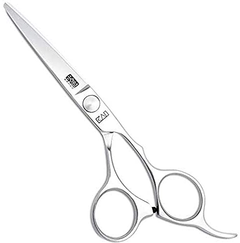 Kasho Chrome Series Offset-Haarschneideschere, 14 cm Länge