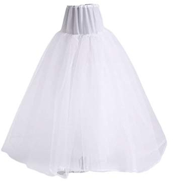 planuuik 3 Capas Hard Net Soft Support sin aro Vestido de Novia Fluffy Petticoat Nupcial Forro de Novia Falda Damas Mujeres Faldas de Deslizamiento
