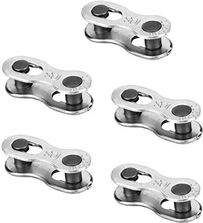 Fahrradkettenglieder, Fahrrad Kettenglied 8 Fach, Missing Link 6 7 8 Fach, Schnellkupplung Fahrradkettengliedstecker, 5 Paar Fehlendes Fahrradglied für 6 7 8 Fach (9 Gänge)