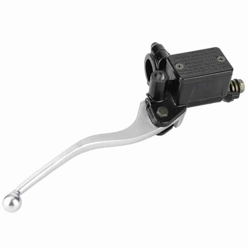 Aramox Levier d'Embrayage et Maître-Cylindre de Frein Avant pour Moto CB CBR250 MC19 VT250 MC20, 7/8, Noir et Argent