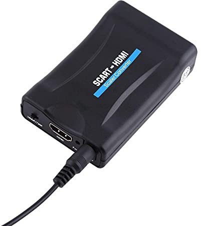 Kuuleyn Scart to HDMI Converter Scaler Adapter Audio Video 720P 1080P con Cable USB