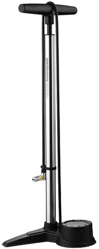 Birzman The Pump with Helix II | Multi-Valve Bicycle Pump for Presta, Schrader, and Dunlop Valves | Lightweight, High-Pressure Hand Pump & CO2 Inflator for Road & Mountain Bikes