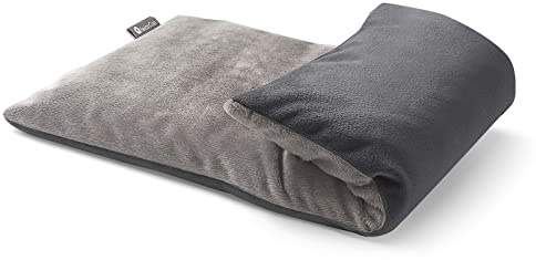 RelaxCoo Microwave Heating pad with Washable Cover 6 * 12 Microwavable Heat Pad for Neck Shoulder, Cramps, Back Pain Relief, Warm Compress Bean Bag Moist Heat Pack for Muscles, Joints, Lavender-Gery