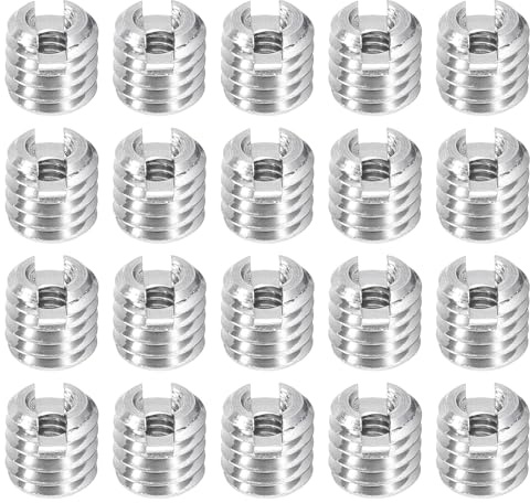 sourcing map Lot de 30 inserts filetés M2-0,4 x 4 et M4-0,7 x 4 en acier inoxydable 303 pour réparation d'équipements mécaniques