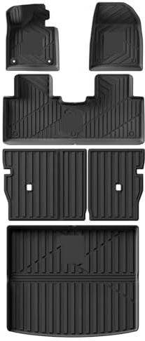 Autofußmatten Für Leapmotor C10 2024 2025 TPE 3D Auto Fußmatten Wasserdicht Alle Wetter Zubehör Schwarz Fußmatten Autoteppich(LHD 6PCS)