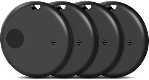 Air Schlüsselfinder Tag 4er Pack, Smart Air Tracker Tag Kompatibel mit Apple Wo ist APP (nur iOS), Koffer Tracker für Gepäck/Taschen/Key, Batterielebensdauer EIN Jahr, IP67 wasserdicht