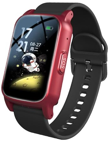 Weyot Braccialetto di emergenza per anziani, orologio di emergenza per anziani con chiamata di emergenza SOS, rilevamento cadute, chiamata video HD e ricarica magnetica, IP67, impermeabile, 25,8 x 2