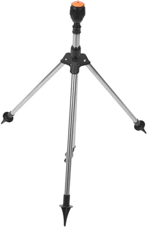 Hemobllo Aspersor Automático Giratorio de Jardín Aspersor Retráctil Trípode para Riego de Césped Sistema de Riego de Jardinería