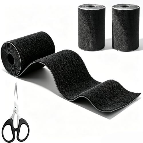 2 Rollen Selbstklebendes Stoff Reparaturband - Gewebe - Reparaturband 2m x 10cm. Wasserdicht & Reißfest für Sofa, Autositze, Zelt & Outdoor Textilien, Segeltuch, Daunenjacke, Löcher in Stoff