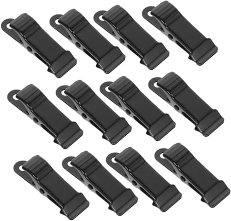 BAZEITFLOW 30 Pezzi Morsetti Mini in Metallo per Test Elettrici e Carica Batteria Auto Clip Coccodrillo Isolate Nere Morsetti Molla Resistenti per Fili e Cavi Uso Veicoli e Barche