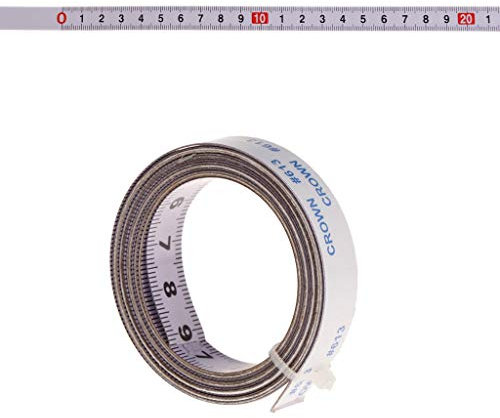 Ruban de mesure auto-adhésif de gauche à droite, droite à gauche, Au milieu des deux côtés 1/2/3 / 5M (2M, Gauche à droite)