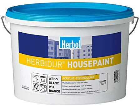 HERBOL HERBIDUR HOUSEPAINT - 12.5 LTR (WEISS)