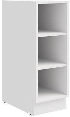 Kuechen-preisbombe Küchen Unterschrank Regal 30 cm Weiß Küchenzeile Küchenblock Küche Einbauküche