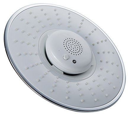 ExKaTe Bluetooth Speaker Showerhead, Waterproof Portable Wireless Water-Resistant Speaker Music Shower Head, Premium Rain Shower Head for Home Bathroom Kitchen Outdoors.