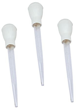 Amosfun 3pcs Aquarium Clean Pipettes Manual Water Changer Precise Scale Convenient Siphon Dropper for Fish Tank Maintenance Easy to Use Aquarium Tool