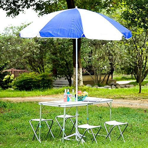 Leichter Strandschirm 200 cm, Terrassenschirm Für Den Außenbereich, Höhenverstellbar, 8 Rippen