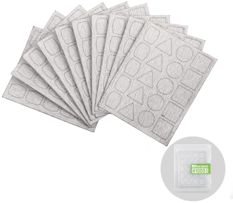 Bucasso Papel de lija para lijadora de bolígrafo PLH-1000, PLH-2000, 10 piezas con cada 20 almohadillas (1000)