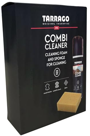 Tarrago Combi Cleaner - Kit de Limpieza para Zapatos, Limpia en profundidad, Cuida y Protege todo tipo de Calzados y complementos.