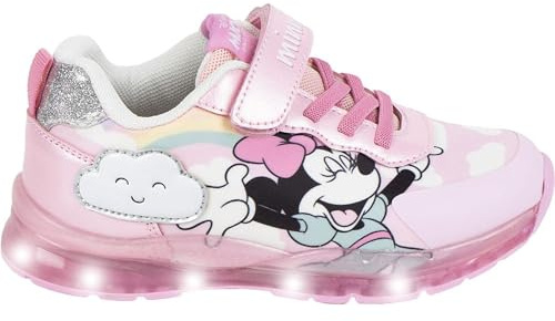 CERDÁ Life'S Little Moments Cerdá Life'S Little Moments | Deportivas para Niñas Minnie Mouse con Luces Led Y Suela Resistente TPR, Estilo Disney ZapatillasUnisex niños