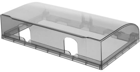 BAZEITFLOW Copertura Per Presa Elettrica Adesiva Per Bagno e Esterni Design Doppio Tipo Protettiva e Resistente Agli Agenti Atmosferici Facile Installazione Senza Attrezzi