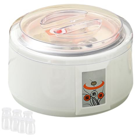 Cammeciso YaourtièRe Probiotique,Machine à Yaourt,YaourtièRe FromagèRe,YaourtièRe Automatique,Machine De Fermentation De Natto,Petite Machine De Fermentation De Yaourt,avec 7 Verres Portion