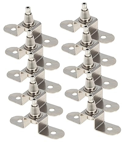 LALAFINA 10pcs Wire Rope Hangers and Picture Hook Set Steel Wire Rope Hooks for Lamp and Frame Hanging for Wall Decoration and Photo Display