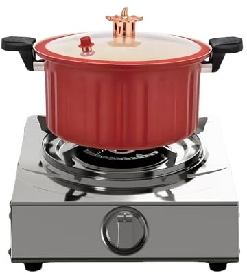 Casseroles Antiadhésives | Casseroles Antiadhésives avec Couvercles,Marmite À Pression Pour Bouillon Riz Sauce Soupe Compatible Induction Électrique Maison Camping Appartement