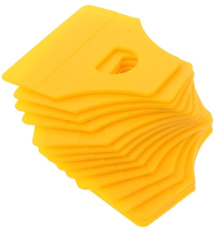 Alipis 15 Pezzi Spatole Plastiche per Applicazione Pellicole Auto Strumenti Morbidi e Resistenti con Design Anti- per Allineamento Decalcomanie e Film Auto