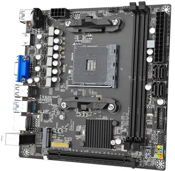Obotsnoi B350 AM4 Scheda ITX in Miniatura 3200 MHz DDR4 Supporto unità Grafica PCIe3.0 per PC Building Gaming E Scheda Madre Editing Video