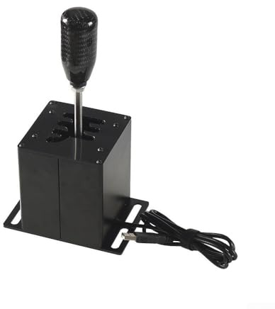 PC USB Emulator Shifter, für Logitech G29 G27 G920, Gaming-Handbremsen-Zubehör, Schalthebel, Rennsimulation (7-Gang)