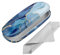 FINTIE Hardcase Brillenetui - Tragbare Hartschale Brillenetui mit Brillenputztuch - Etui für Brillen und Sonnenbrille, Ozean Marmor
