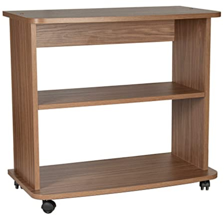 Relax e Design Meuble chariot H.71 L.75 P.40 pour TV, imprimante, HI-FI, différentes couleurs (Almendra)