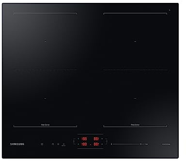 Samsung NZ64B5066FK/U1 - Placa inducción flexible 4 zonas de cocción, Slim Fit