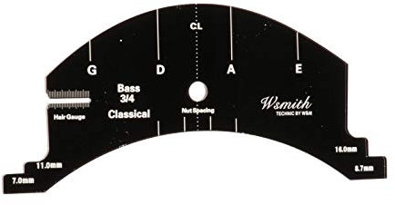 Violinenbrücke Multifunktionsform Vorlage Reparaturwerkzeug 3-4 Kontrabass