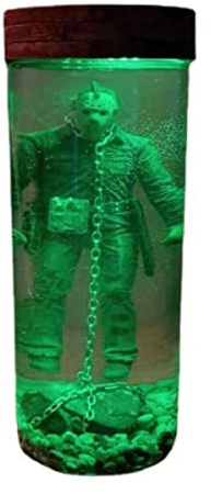 AAOCLO Horror Movie Collector Figure Water Light Part 6 Lives Final Display, Unique Decor Table Lamp Home Decor, Resin Night Light Movie Souvenir