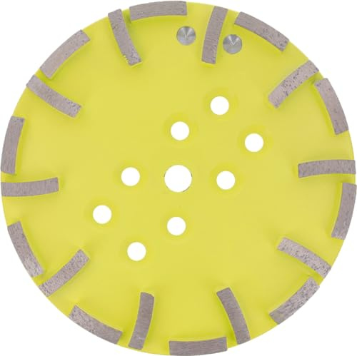 PRODIAMANT Premium-Diamant-Schleifscheibe 250 mm für Bodenschleifer und Einscheibenmaschinen, Segmenthöhe 10 mm, Universalbindung für Beton