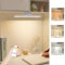 iodoo Eclairage LED Cuisine Sous Meuble avec Télécommande, Lampe Sous Meuble Cuisine Rechargeable par USB, Lampe d'armoire Tactile à Intensité Variable (White black frame)